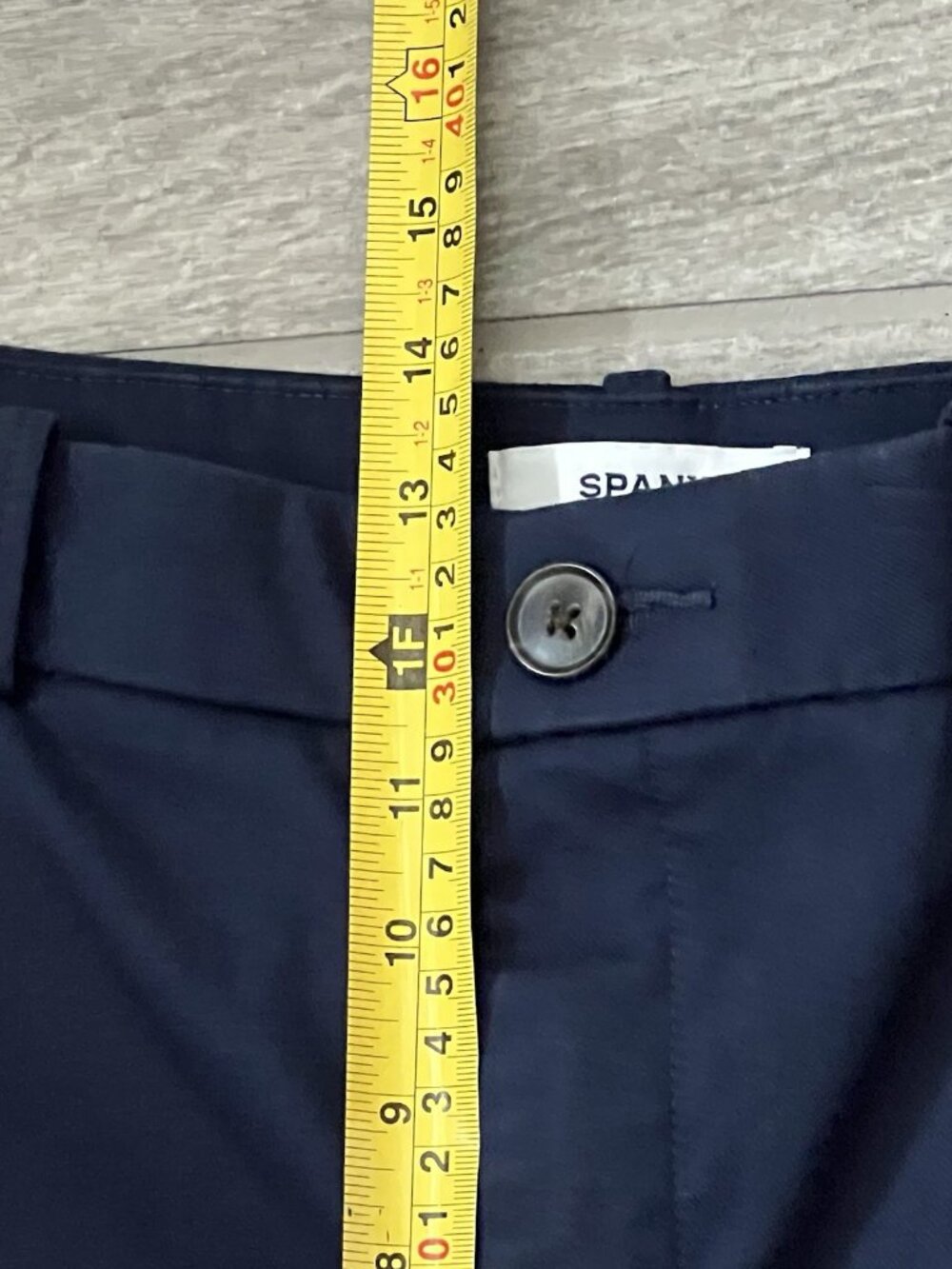 Spanx Women’s Stretch Twill Straight Leg Pants Timeless Navy Size Large 21280Q - Picture 8 of 8